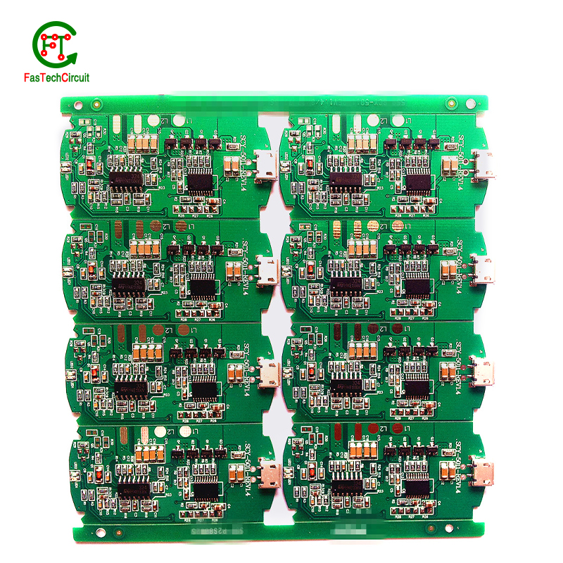 How are components selected for a 8 led pcb board design?