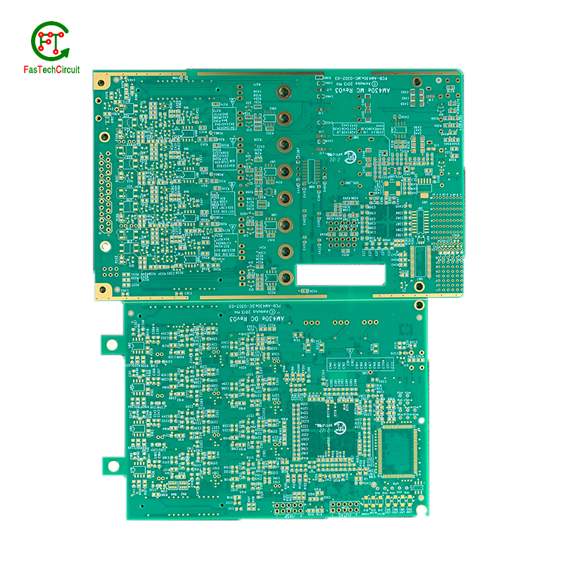 What is the role of vias on a 4 layer pcb boards?