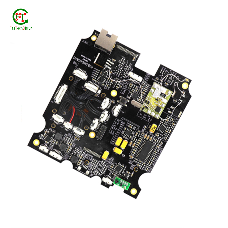 What techniques are used for reducing electromagnetic interference (EMI) on a 3d printed pcb board?