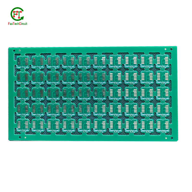 How are signal traces routed on a 8x8 led matrix pcb layout?