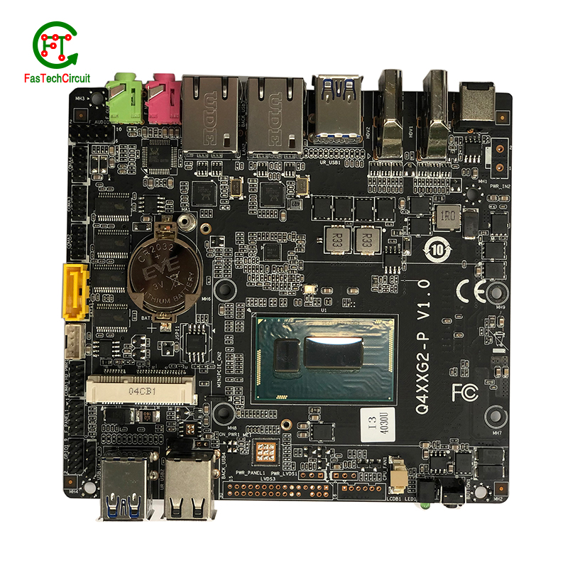 How are through-hole components soldered onto a 4 layer pcb design guidelines?